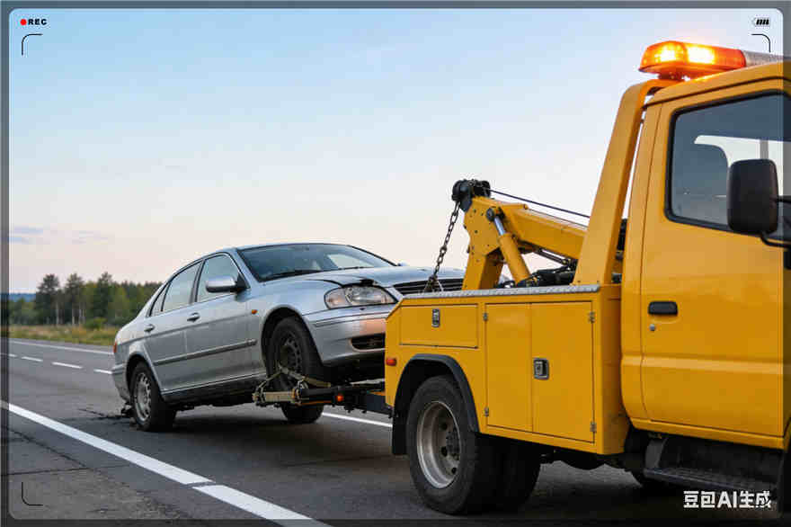 中阳拖车救援电话【案例】